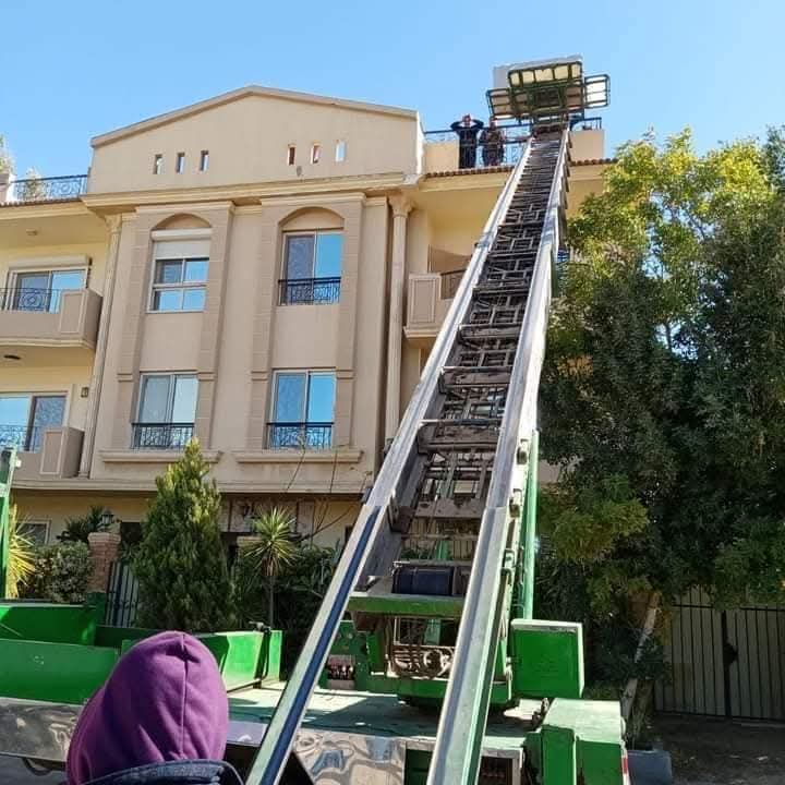 ونش رفع أثاث أخضر بالإسكندرية