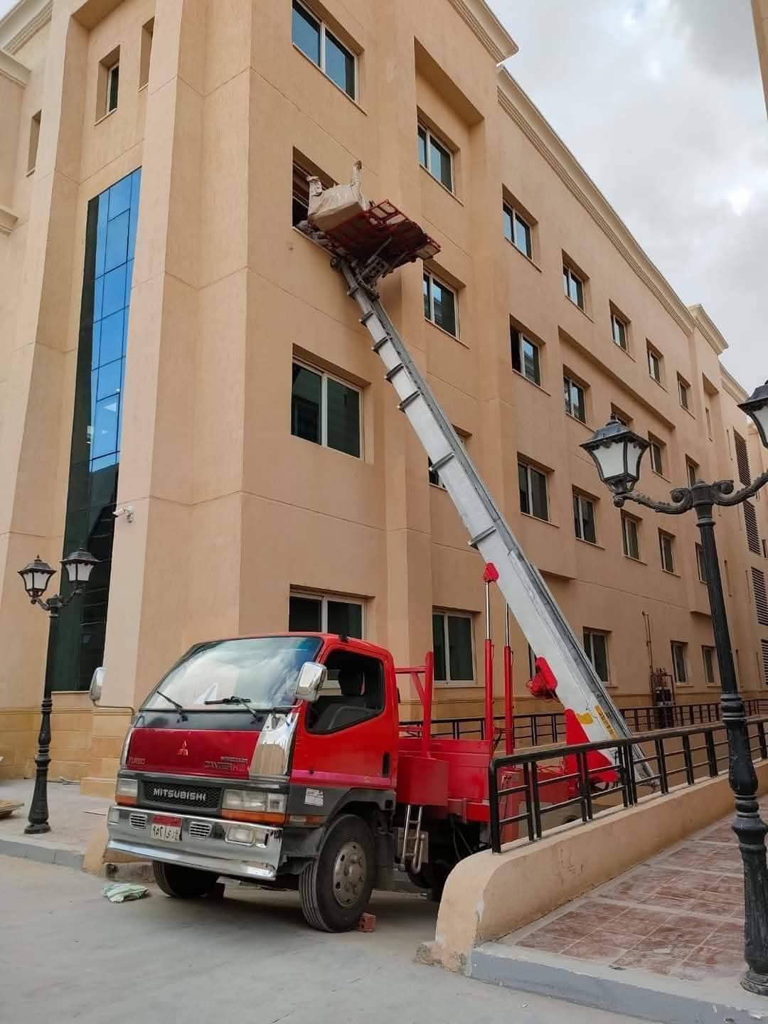 ونش رفع عفش أحمر - شركة السلام لنقل الأثاث بالإسكندرية